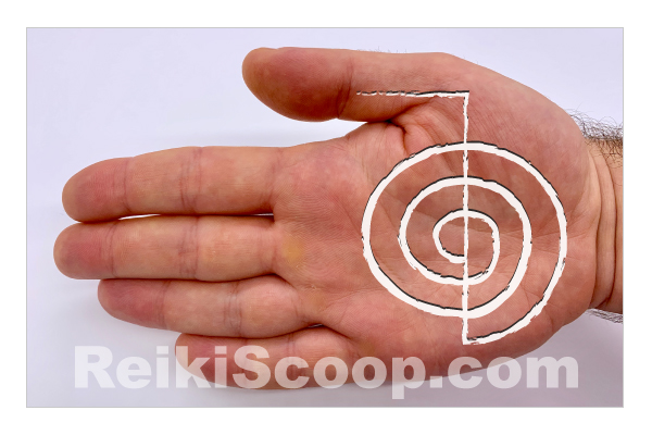 How to draw the symbol in your palm?
