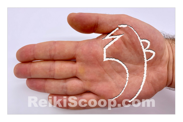 How to draw the symbol in your palm