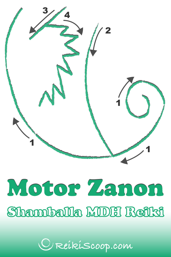 Motor Zanon Shamballa MDH reiki symbol