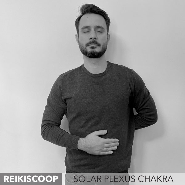 Reiki hand positions for the Solar Plexus Chakra