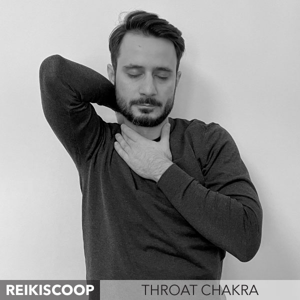 Reiki hand positions for the Throat Chakra